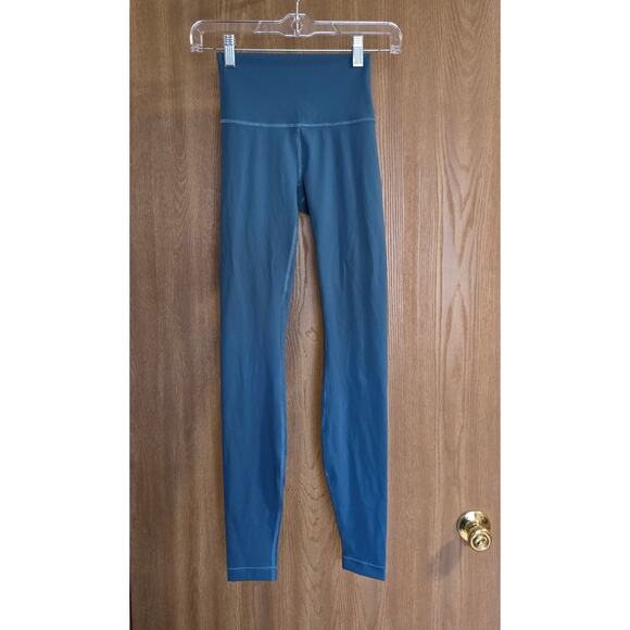 Lot Of 4 Lululemon One 28" Leggings, One Long Sleeve, Two Tank Tops - Picture 9 of 16